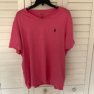 Pink Ralph Lauren T shirt SIZE L